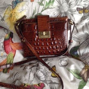 Brahmin pecan cross body organizer
